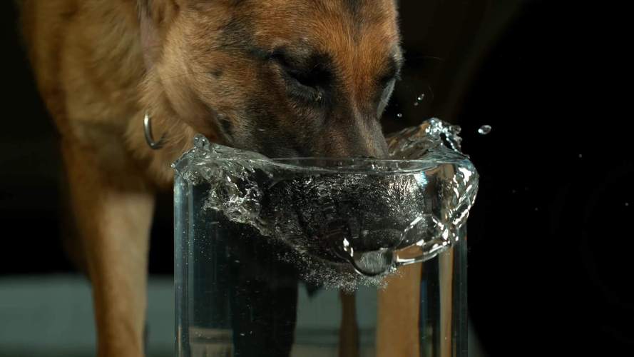 狗狗不爱喝水,狗狗不怎么喝水是啥原因,家里的狗狗三个月了，从来不喝水，为什么会这样？
